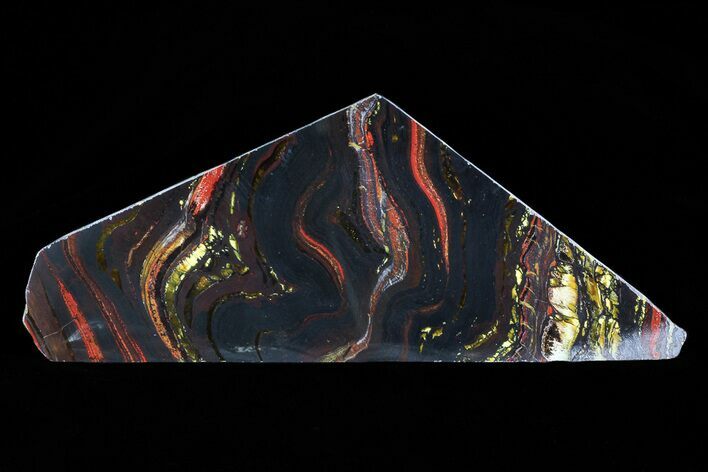 Polished Tiger Iron Stromatolite - ( Billion Years) #75849